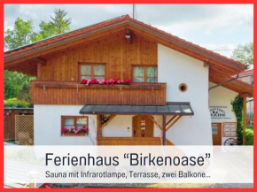 Ferienhaus BirkenOASE - Sauna- Terrasse-drei Schlafzimmer